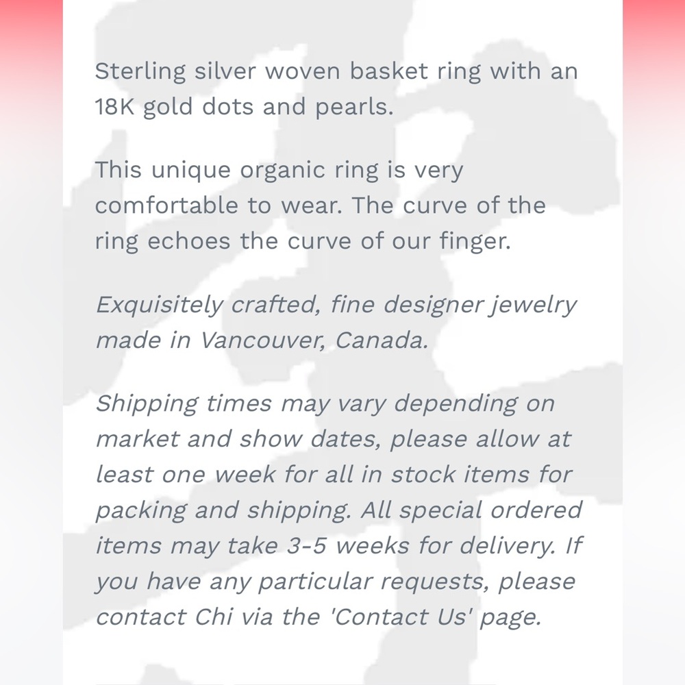 Chi’s Gold & Silver Pearl Ring - Picture 5 of 13